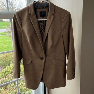 Lined Blazer; 3/4 Sleeves